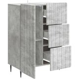  Kreveta Betonska siva 66 x 34,5 x 91,5 cm Konstruirano drvo | Eponuda.ba