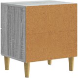  Noćni ormar Siva sonoma 43 x 34,5 x 48 cm Konstruirano drvo | Eponuda.com