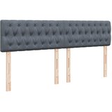  Otomanski krevet s madracem tamnosivi 180x200 cm baršunasti | shoptok.hr