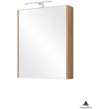 ormarić sa ogledalom akva oak 60cm