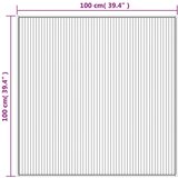 vidaXL Tepih kvadratni tamnosmeđi 100 x 100 cm od bambusa | shoptok.hr