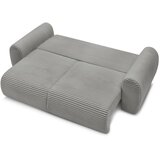 Bobochic Paris Temno siva raztegljiva sedežna garnitura iz rebrastega žameta 257 cm Lucien – | Shoptok.si