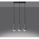 Sollux Lighting SL.1225 - visilica na sajli rea 3xE14/12W/230V beton | Eponuda.com