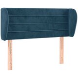  Uzglavlje s ušima tamnoplavo 83x23x78/88 cm baršunasto | shoptok.hr