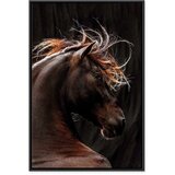  Slika - Fiery Wind (1 Part) Vertical 60x90 U crnom drvenom okviru | shoptok.hr