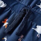  Dječja haljina s dugim rukavima modra 140 | shoptok.hr
