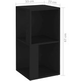 vidaXL kutni ormarić crni 33 x 33 x 67 cm od iverice | shoptok.hr