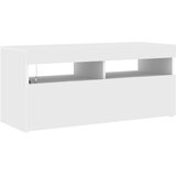 TV ormarić s LED svjetlima bijeli 90x35x40 cm | shoptok.hr