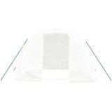  Rastlinjak z jeklenim okvirjem bel 6 m² 3x2x2 m | Shoptok.si