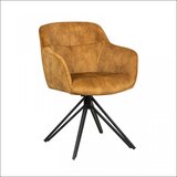 Olimp Sport Trpezarijska stolica Serlok Curcuma/Crne noge | ePonuda.com