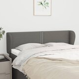  Uzglavlje s ušima tamnosivo 147x23x78/88 cm od tkanine | Eponuda.com