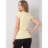 ex moda T-shirt-EM-TS-ES-21-533.16-light yellow | shoptok.hr