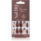 Nail HQ Almond umetni nohti Chocolate Envy 24 kos | Shoptok.si