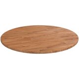vidaXL Okrugla stolna ploča smeđa Ø70x1 5 cm tretirana hrastovina Cijene