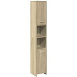  kopalniška omarica sonoma hrast 30x30x183,5 cm inženirski les, (21416187) | Shoptok.si