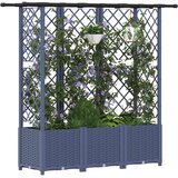  Povišeni krevet s mrežom i krovom Sivi 163,5 x 40 x 138 cm PP | shoptok.hr