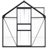 Furnova Rastlinjak z okvirjem antraciten aluminij 8,17 m², (21948424) | Shoptok.si