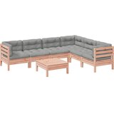  7-dijelni set vrtnih sofa s jastucima masivno drvo duglazije | shoptok.hr