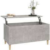  Klubska mizica betonsko siva 90x44,5x45 cm inženirski les, (20712309) | Shoptok.si