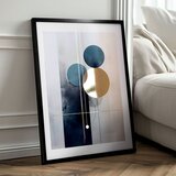  Zidni poster sa ekstra efektom - skandinavski oblici Cene