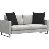 vidaXL Blazine za kavč 2 pcs Črna 80 x 80 cm blago | Shoptok.si