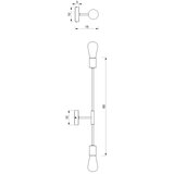  Zidna svetiljka FLAME 2xE27/60W/230V crna/zlatna | Eponuda.com