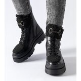 Gemre Black insulated workers with a buckle Highland | Shoptok.si