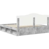  Konstrukcija postelje Beton 180 x 200 cm Masivno borovo les, (5000102384) | Shoptok.si