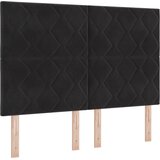  Krevet od pjene s madracem i LED-om Crna 160 x 200 cm Baršun | shoptok.hr