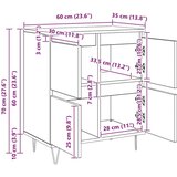 vidaXL Komode 3 pcs hrast artisan 180 x 35 x 70 cm Konstruirano drvo | shoptok.hr