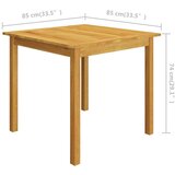  5-dijelni vrtni blagovaonski set smeđi | shoptok.hr