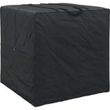 vidaXL Zunanja shranjevalna torba Črna 90 x 90 x 90 cm 420D tkanina | Shoptok.si