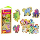  Set magneta s motivima jednoroga u šarenim bojama - 20 elemenata | Shoptok.si