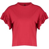 Trendyol Ženska majica TWOSS22TS2429, Crvena Cene