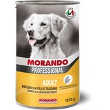 Morando Professional Prof Adult Koščki Piščanec in Puran 1250g konzerva | Shoptok.si