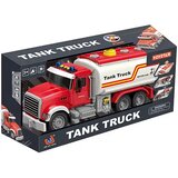 Magic Toys ToyStar tovornjak cisterna za prevoz goriva v rdeči barvi s svetlobnimi in zvočnimi efekti 42cm | Shoptok.si