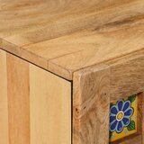 TV ormar Prirodna 105 x 33 5 x 46 cm Čvrsto drvo manga - Prirodna | shoptok.hr