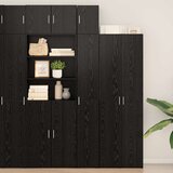 Ormarić za pohranu 3 pcs Crni hrast 30 x 42,5 x 225 cm | shoptok.hr