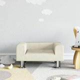  Dječja fotelja krem 50 x 40 x 26,5 cm baršunasta | shoptok.hr