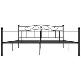  Okvir za krevet crni metalni 200 x 200 cm - Crna 200 x 200 cm | shoptok.hr