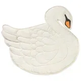 Krem dječja podloga za igru 100x110 cm Swan –