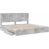  s od storage s ladicama Betonski sivi 200 x 200 cm | shoptok.hr