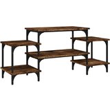Maison Chic TV omarica - TV stojalo - Televizijska omarica dimljeni hrast 117x35x52 cm inženirski les, (21699440) Cene