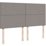  Krevet s oprugama i madracem smeđesivi 200x200 cm od tkanine | shoptok.hr
