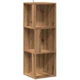 vidaXL Kotna omarica artisan hrast 33x33x100 cm inženirski les | Shoptok.si