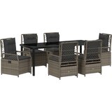 vidaXL Set namještaja za vrt od 7 komada sive boje | shoptok.hr
