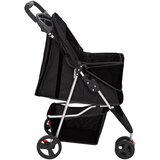  Sklopiva kolica za pse crna 80 x 46 x 98 cm od tkanine oxford | Eponuda.ba