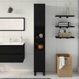  Kupaonski ormar Crni hrast 30 x 30 x 190 cm Konstruirano drvo | shoptok.hr