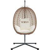  Viseća jaja stolica Svijetla krema 104 x 100 x 191 cm poliratan | shoptok.hr