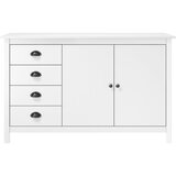  Komoda Hill bijela 130 x 40 x 80 cm od masivne borovine | shoptok.hr